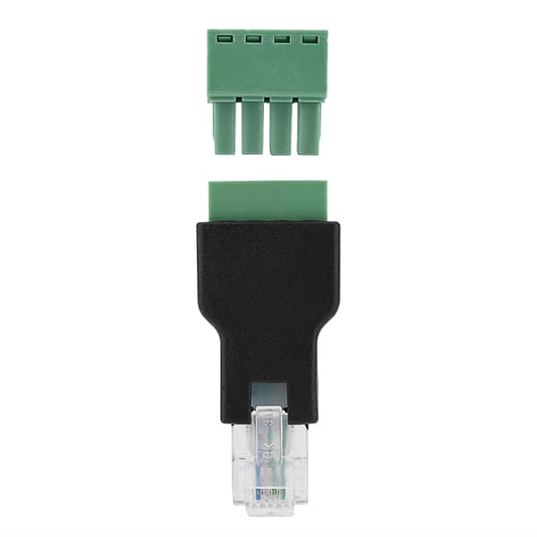 Ethernet-stik RJ11 6P4C Han til 4-benet skrueterminalstik
