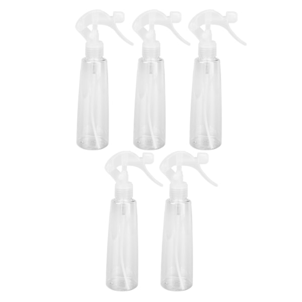 5 st sprayflaskor 200 ml stor sprayvolym transparenta små sprayflaskor för hem utomhus kontor resor