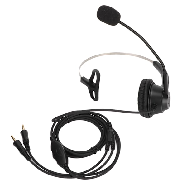 H360‑PC‑VA 3,5 mm PC Business Headset Monaural Hovedtelefoner med Lydstyrkekontrol til Webinar Kontor Klasseværelse Hjem