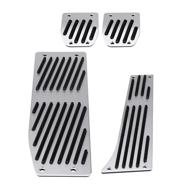 4st Bil Manuell Växellåda Koppling Broms Fotstöd Pedal Pad för 1 3 5 7 X1-serien E30 E32