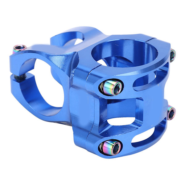 LeBycle Sykkelstyre Stem 31.8mm Kort Hul Fjellsykkel Speed Drop Stem CNC Aluminium AlloyBlå