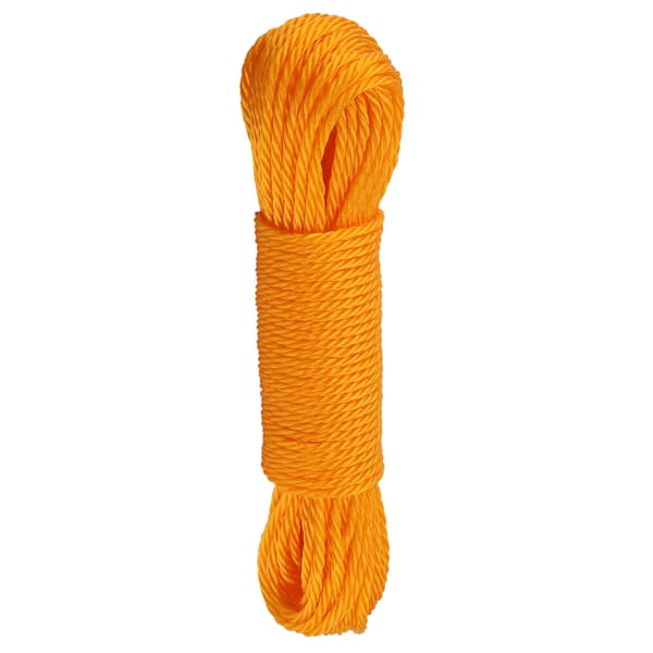 20m nylonrep linor klädstreck trädgård camping utomhus (orange)