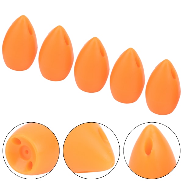 50 st orange flytande vatten långskott assistans enhet fluga krok kastare fiskeutrustning orange