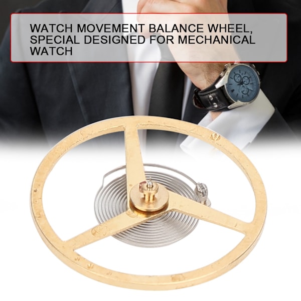 Movement Parts Balance Wheel Fit för ETA 2824 2834 2836 Watch Movement (Plastbox Package)