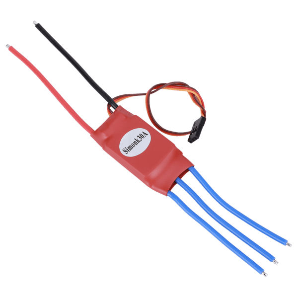 30A ESC elektronisk hastighetskontroller ESC for Quadcopter Drone RC del tilbehør Rød