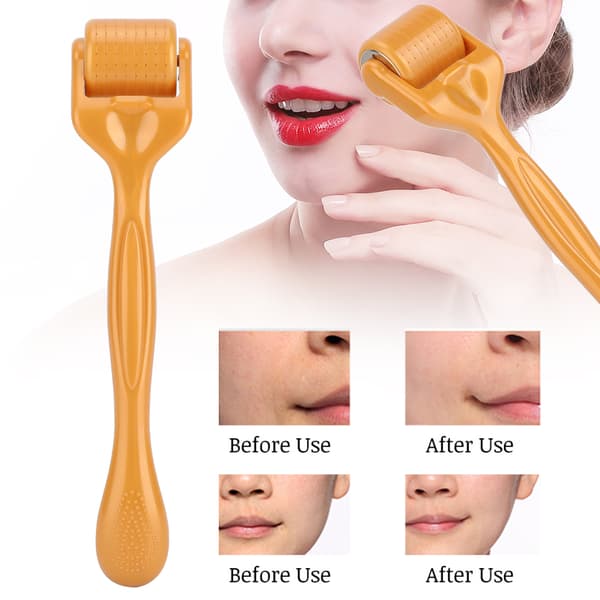 192 nåle Micro Needles Roller Ansigtsbehandling Akne Rynkefjernelse Hudpleje Massager 0,3 mm