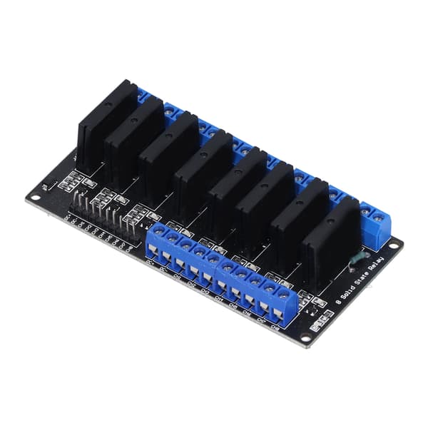 HYM281 8-kanals solid state relémodul lavnivå driver relémodul med sikring