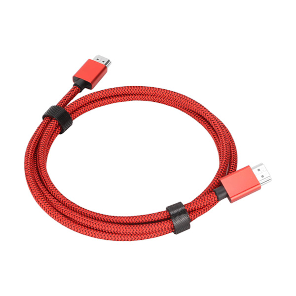 8k korkearesoluutioinen multimediakaapeli 1,5 metriä 12-bittinen väri 48 Gbps 4K 120HZ 8K 60HZ projektiokaapel televisiolle punainen