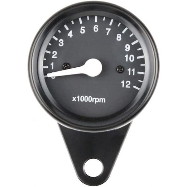 1 stk. Digital Elektronisk Induktiv LED Bagbelysning Universal Motorcykel Speedometer 12k RPM Omdrejningstæller