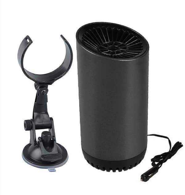2-in-1 Portable Car Heater and Cooler, Fast Heater, Defrost and Demister for Windshield 12V with bracket