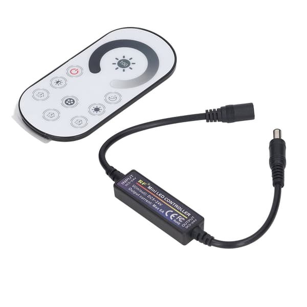 RF Full Touch Dimmer Trådløs Konstant Spenning LED-kontroller Mini Induksjonslysstangskontroller DC 5-24V