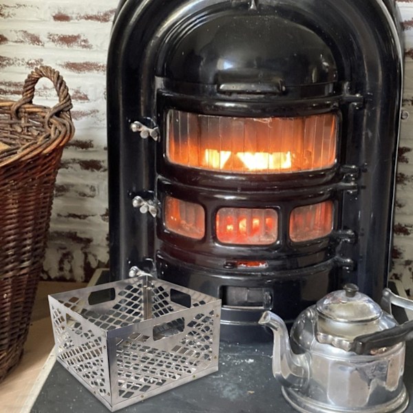 Kullkurv i rustfritt stål Kullgrillkurv Grillkurv Kullboks