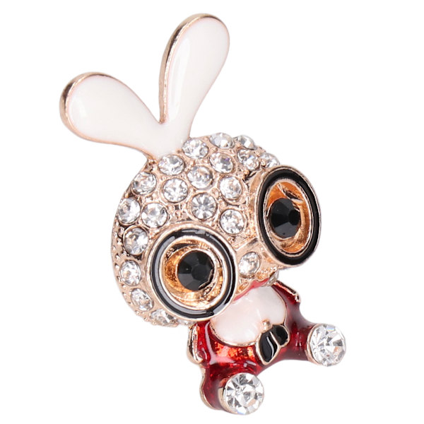 5 st Bunny Decal DIY Produktion Handtailor Fint utförande Modedesign Hårnål Dekoration Röd