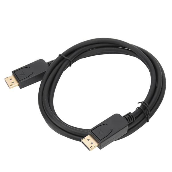 Professionell DP-adapter videokabel 1,8 m DP till DP-kontakt för bärbar dator TV-projektor