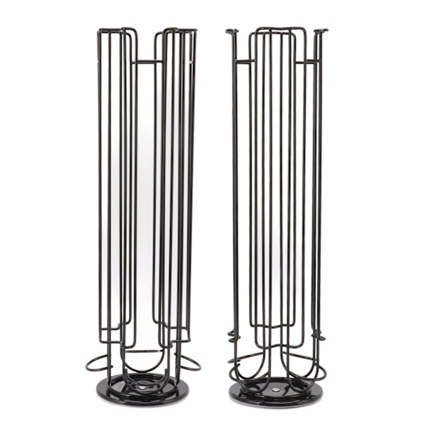 32 Kapsel Kaffepodholder for Dolce Gusto 360 Graders Roterende Karusell Kaffe Kapsel Oppbevaringsarrangør for Hjemmekafé Svart