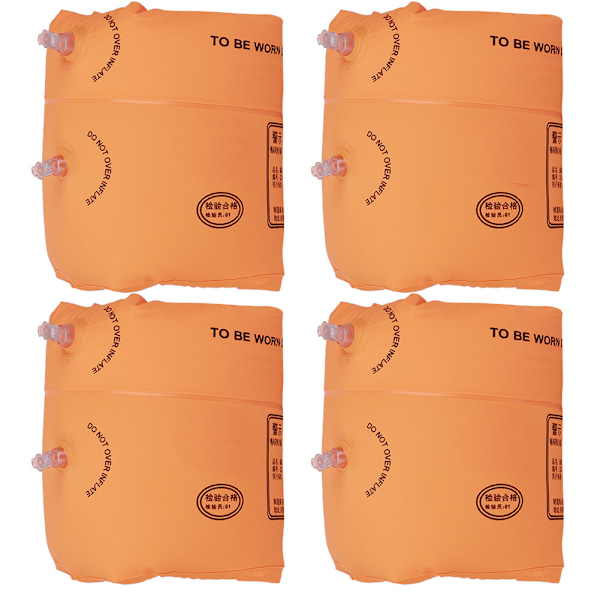 Børn Svømmearm Ring Oppustelig Float Circle Børn Svømning Læring Sikkerhed Pool Armbånd Orange