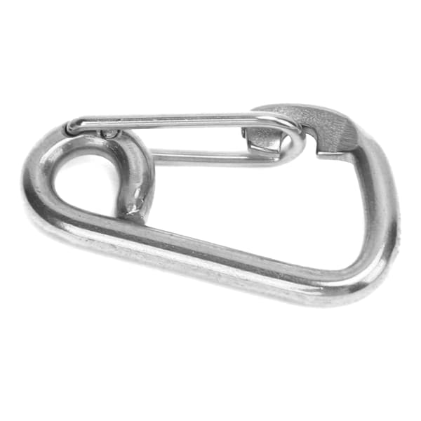 Sikkerhetskrok rustfritt stål smiing enkel rustfri anti-korrosjon sterk fjær snap tilbehør (60mm)