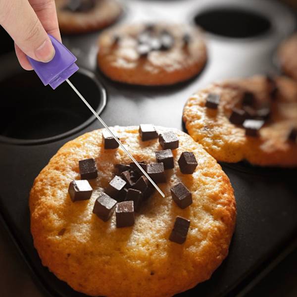 Baka brödverktyg kaktestare omrörningspinne rostfritt stål testpinne DIY bakverktyg