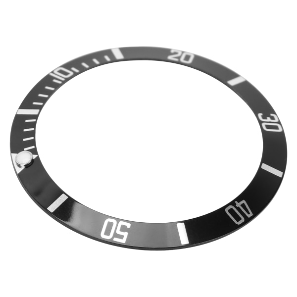 Profesjonelt armbåndsur Bezel Insert Loop Replacement Watch Bezel Insert Ring Accessory Black