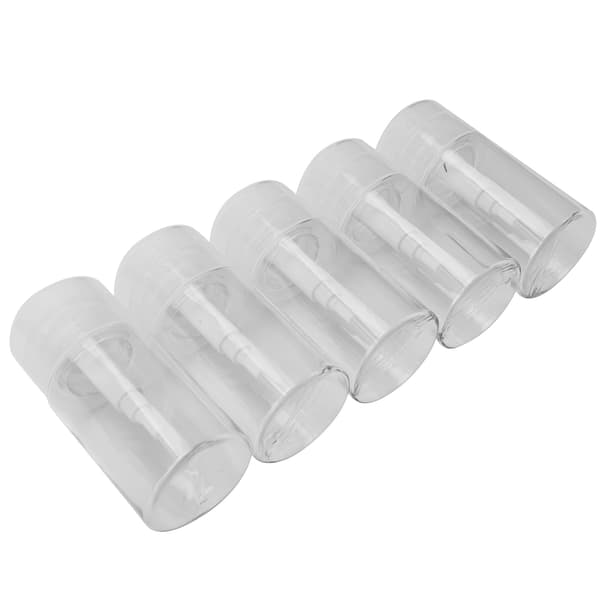 5 st 100 ml kosmetisk tom flaska rengöring plast flytande presspump påfyllningsbara flaskor