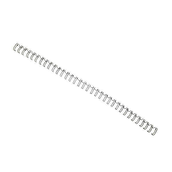 100 STK 9,5 mm Sort A4 Størrelse 34 Tænder 3:1 Double Loop Tråde Binding Wire Kalender Bindejern
