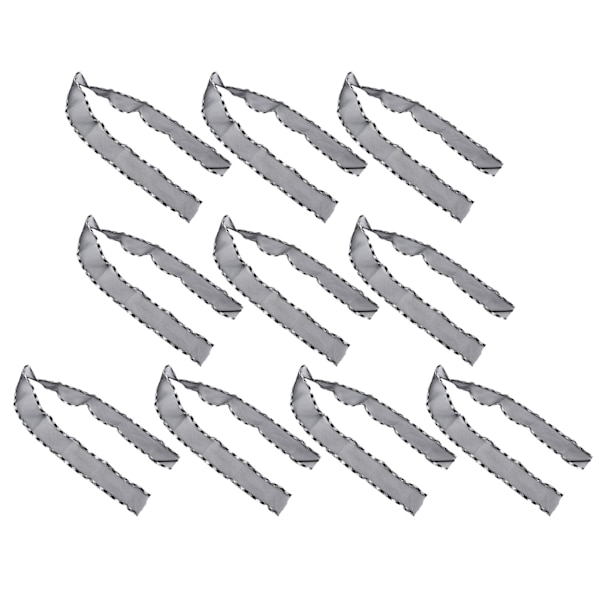 10 meter kantbånd polyester tyl til tøjtilbehør DIY hovedbeklædning hår 2,6 tommer sort-C1