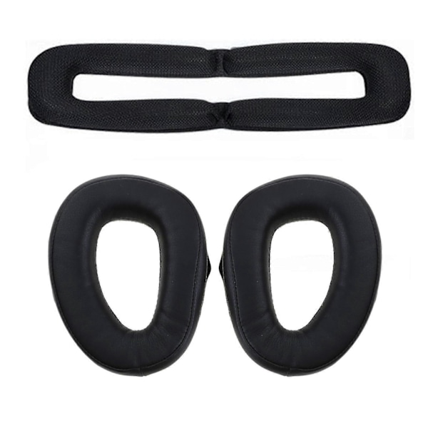 Ersättnings Öronkuddar Huvudband För GSP300 GSP301 GSP302 GSP303 GSP350 GSP370 GSP 300 301 302 303 350 370 Gaming Headset Svarta Huvudbåge Öronkuddar