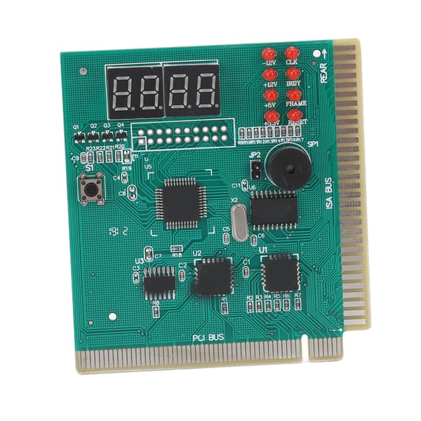 PC-diagnosekort 4-cifret standard PCI ISA-port Dobbelt POST-kodevisning Desktop-diagnosekort til PC-bundkort
