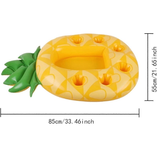 Pool Boye, Oppustelig Drikkeholder til Pool, Flydende Poolbar, Oppustelig Flydende Bar Bakke, Oppustelig Drikkeholder til Poolfest