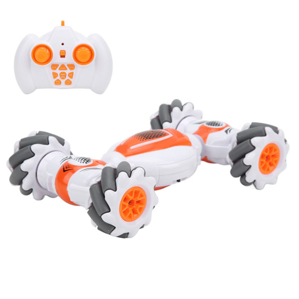 S012 2.4Ghz RC-tempputyöauto Kauko-ohjattava tempputyöauto 360 asteen käännöllä Kaksisuuntainen pyörivä yli 8-vuotiaille pojille ja tytöille (2 akkua)