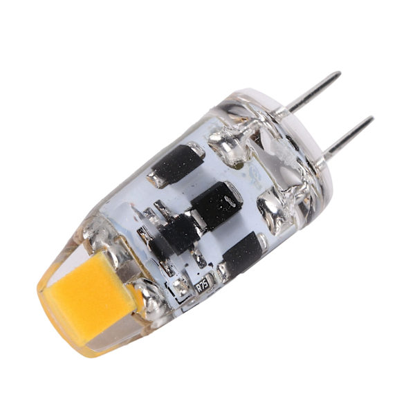 G4 Polttimo 2W 200LM 360° Himmentävä silikoni BiPin LED-lamppu kotitoimistoon AC DC 1224V (lämmin valkoinen 2700K3100K)