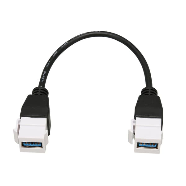 USB3.0 Keystone Jack Inserts Kabel USB3.0 Hun Til Hun Keystone Indsats Vægplade Udgangspanel Adapter Stik Kabel