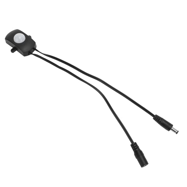 DC6V‑24V LED Strip Infrarød Menneskekrop Detektionssensor LED Infrarød Kropssensor Sort