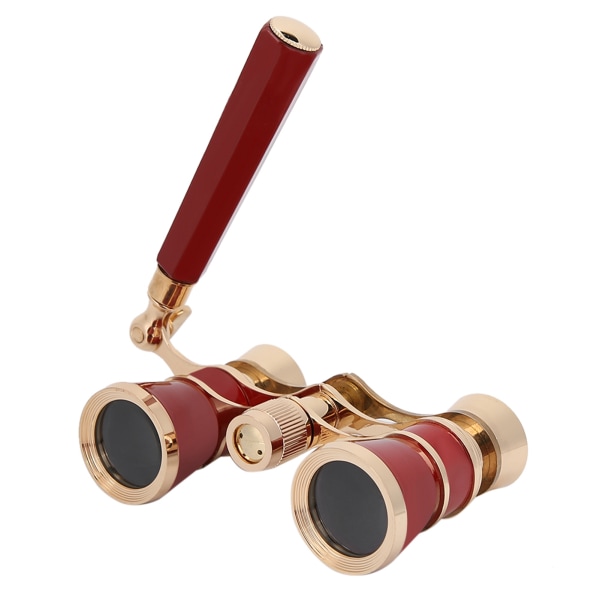 Bärbart Opera-kikarteleskop 3X25 för kvinnor, flickor och barn - Röd