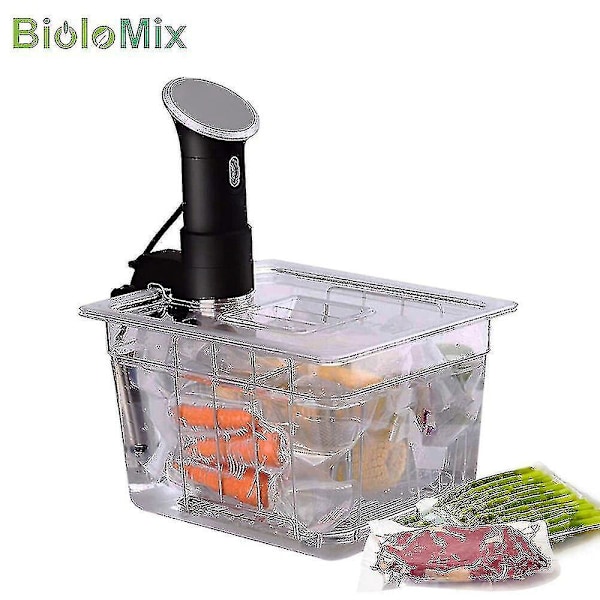 Sous Vide -teline ja 11 litran keittoastia -setti irrotettavilla osastoilla - Ruostumaton teräs