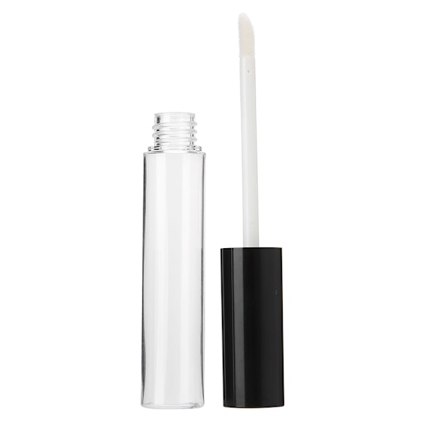 25 st 10 ml transparenta tomma läppglansrör DIY läppbalsamflaska behållare kosmetiska tillbehör
