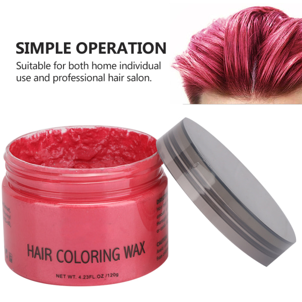 Profesjonell Barber Shop Hårfarging Leire Hårfarging Modellering Styling Voks 120g#2
