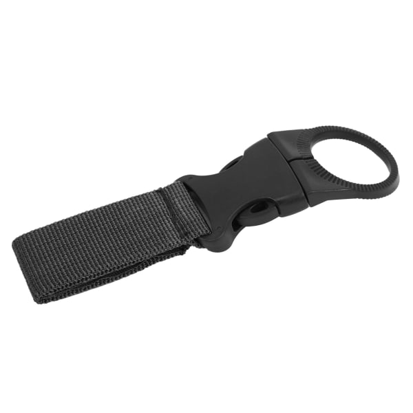 Udendørs vandflaskeholder Clip til camping Vandreture Cykling Fiskeri Multifunktionel BuckleBlack