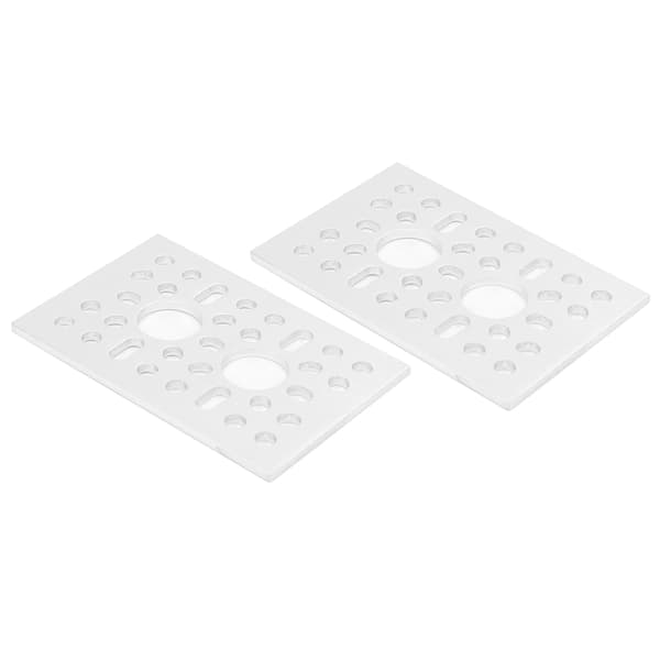 2 st Aluminium Grid Plate Vägg Mesh Panel Display Industriell Kontrollkomponent 3123‑0048‑0072