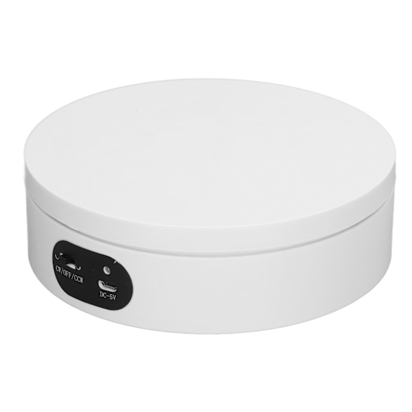 Roterende displaystativ Hvit epoksyharpiks Blinkende motorisert roterende displaystativ Automatisk stum Tumbler Cup Turntable