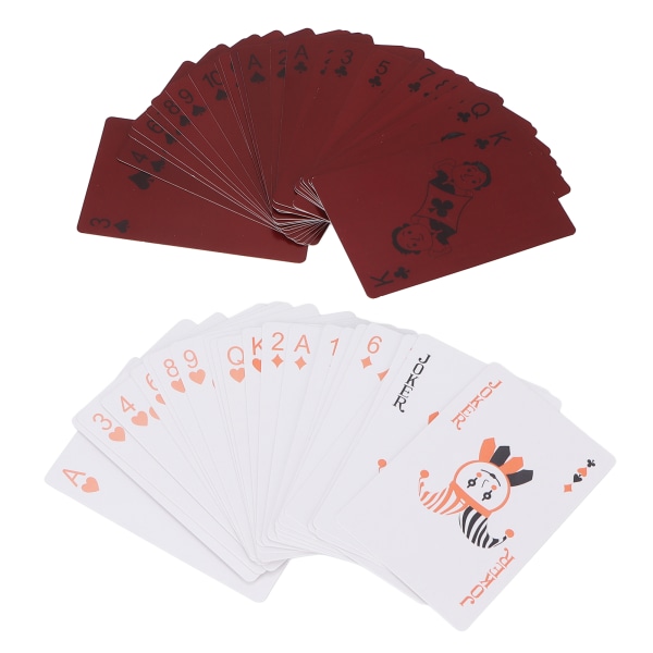 54 kpl Colorblind Correction Poker Card Mielenkiintoinen Punainen Vihreä Väri Paperi Materiaali Pelikortit Amblyopia Harjoittelu