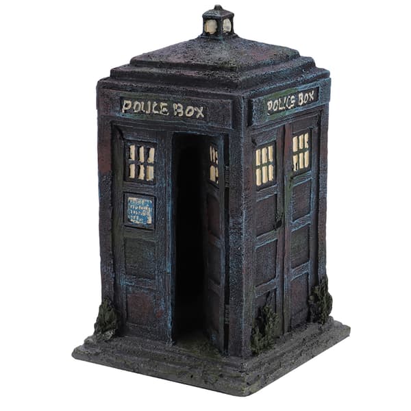 Holdbar Simulations Resin Sentry Box Akvarium Ornamenter Dekor Tilbehør