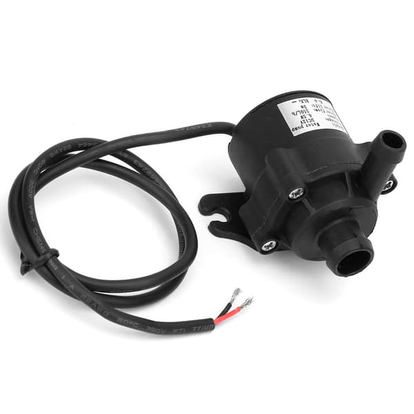 Slitstark mikro borstlös dränkbar vattenpump DC 12V i plast