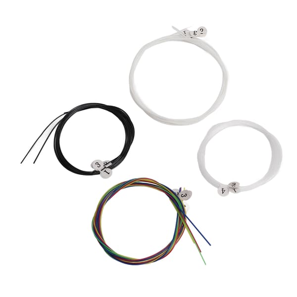 16 stk. Ukulele Multicolor Strenge Universal Nylonstreng Udskiftning til Venner Farvebelægning
