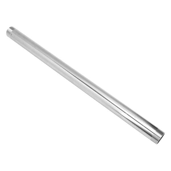 Rustfrit stål han gevindrør nippel adapter fittings VVS-system tilbehør 50cmG1 han gevind forlængerstang 50cm