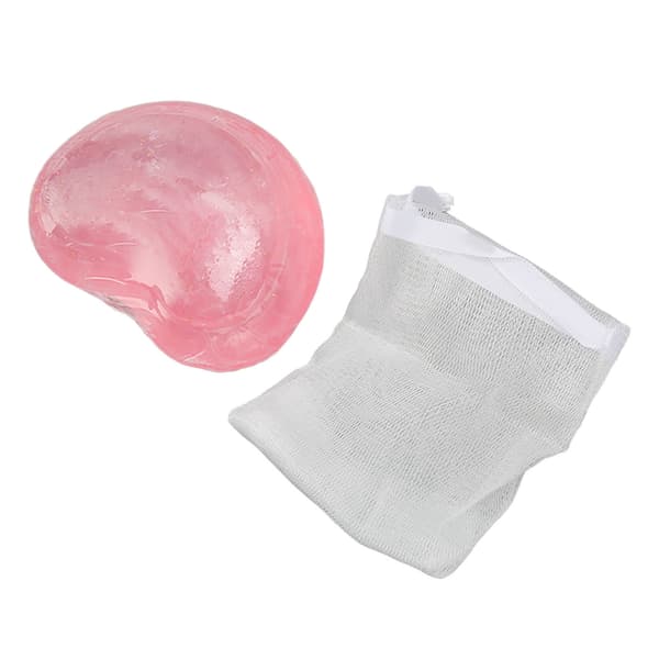 Ansigtsæbebar 100g 3.5oz Hjerteformet Fjerner Skånsomt Tilstoppede Lipider Efterlader Huden Blød Ansigtsvaskbar