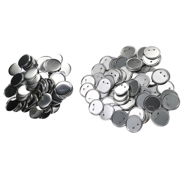 100 sett tomme knappemerke-deler DIY for knappemaskin Rustforebygging Knappemakerutstyr for håndverk 75mm/2.95in