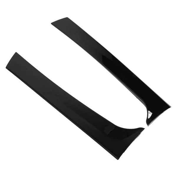 Par bagrude sidespoiler vinge Canard Splitter Trim ABS blank sort erstatning til MK2 2017+