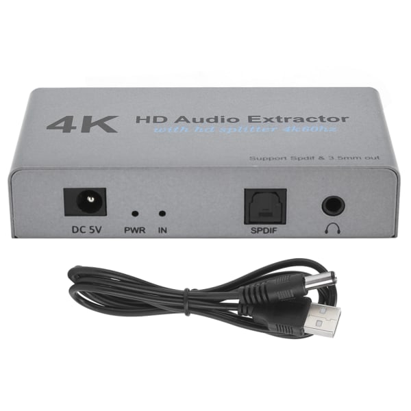 4k HDMI Audio Extractor HighDefinition med 1 Point 2 Converter USB Port Computer Supplies