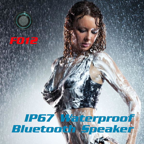 Vattentät Bluetooth duschhögtalare med FM-radio för dusch, camping, bil och resor - kompatibel med alla Bluetooth enheter